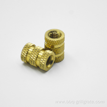 Female Brass Threaded Knurled Insert Embedment Nuts